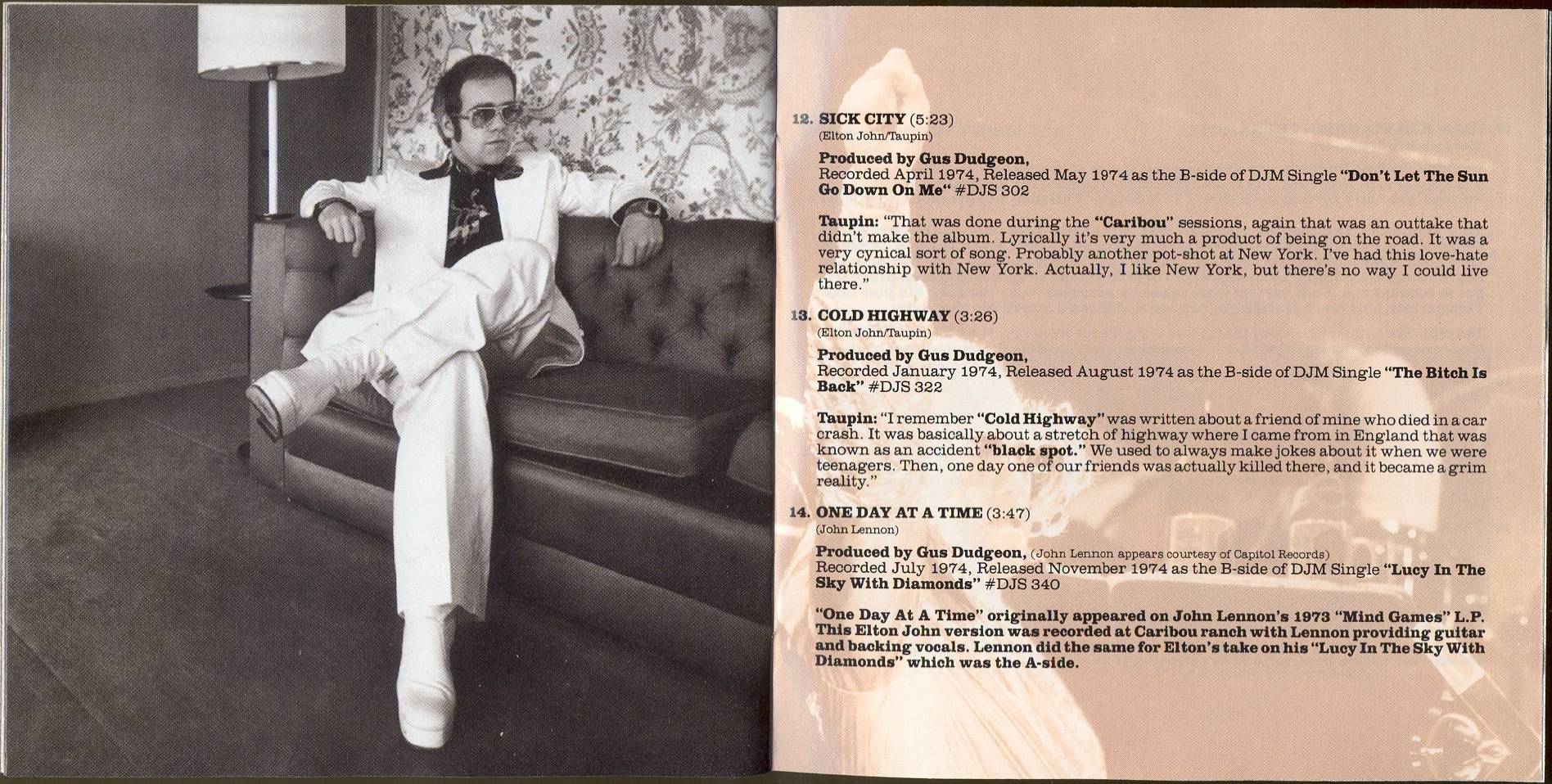 Elton John Rare Masters : Booklet 10